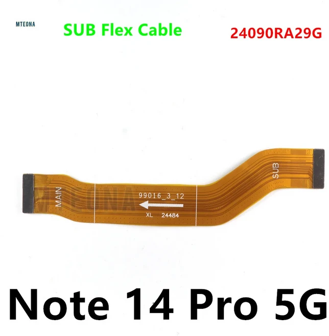 샤오미 호환 레드미 노트 14 프로 4G 5G USB 타입-C 고속 충전 포트 보드 커넥터 메인 메인보드 서브 플렉, 05 N14Pro 5G Main Flex