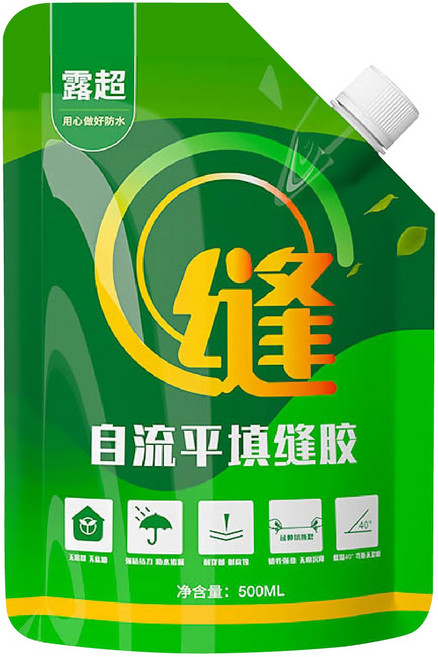 高彈性抗裂 有效填補建築裂縫、房屋裂縫、牆面裂縫 具備優良的密封防水性 操作簡單, 1個