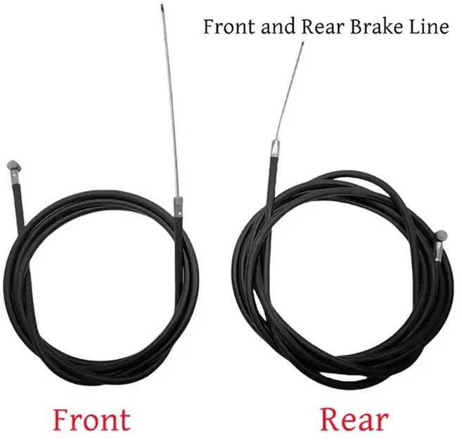 마이클 샤 바이퍼 E MAX 4 피스톤 유압 브레이크 예비 부품 롱간 레버 및 켈리퍼 11 인치 2 스쿠터, 05 Front and Rear