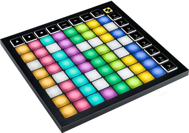 Novation 런치패드 프로 MK3 Ableton Live Logic Pro 및 하드웨어용 MIDI 64 그리드 컨트롤러 시퀀서 64개의 민감한 RGB 패드 다이내믹 노트, Launc ad X, 1개