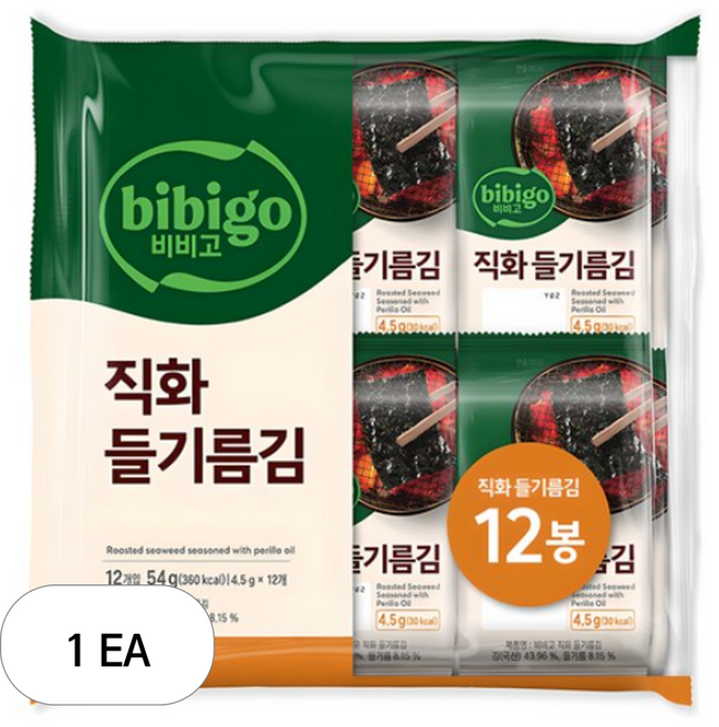 비비고 직화 들기름김, 1세트