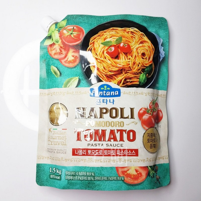 폰타나 나폴리 뽀모도로 토마토 파스타소스, 1.5kg, 1개