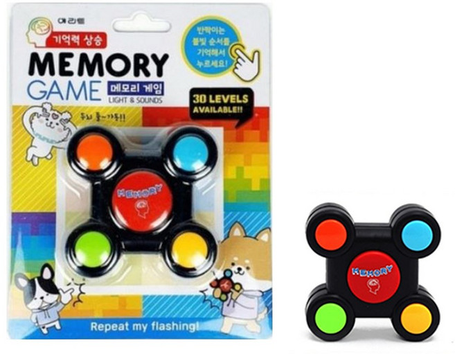 에리트 메모리 게임 미니게임기 보드게임 기억력상승, 1개