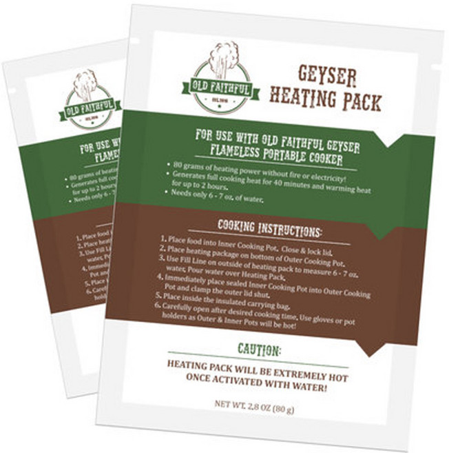 발열팩 발열제 80g/쓰리스타/비화식/워킹쿡/전투식량/캠핑/낚시, 80g, 1개