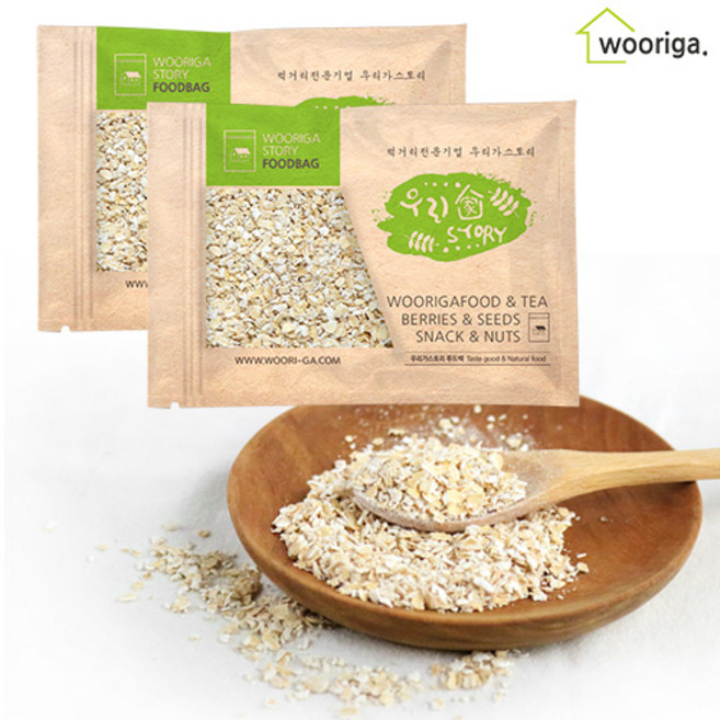 바로먹는 압착 퀵 오트밀 1kg+1kg, 1kg, 2개