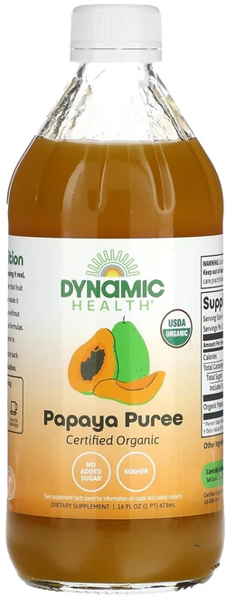 Dynamic Health 파파야 퓨레 473ml(16fl oz), 473ml - 쿠팡