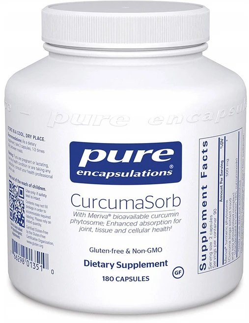 Pure Encapsulations CurcumaSorb 퓨어 인캡슐레이션 커큐마솔브 180캡슐, 1개, 180정 - 쿠팡