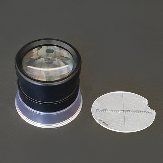 원형루페(30배) (측정용 눈금자 포함) MST-22501