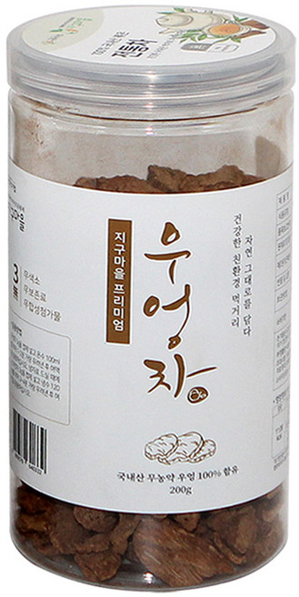 지구마을 프리미엄 볶은 우엉차, 1개, 1개입, 200g
