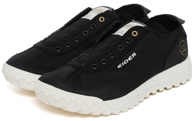 아이더 이월상품 남성 여성 공용 캔버스소재 중량258g(260mm기준) 발등밴드 접지력 캐쥬얼 운동화 DUF23N66 비바체 슬립온 (Z1)