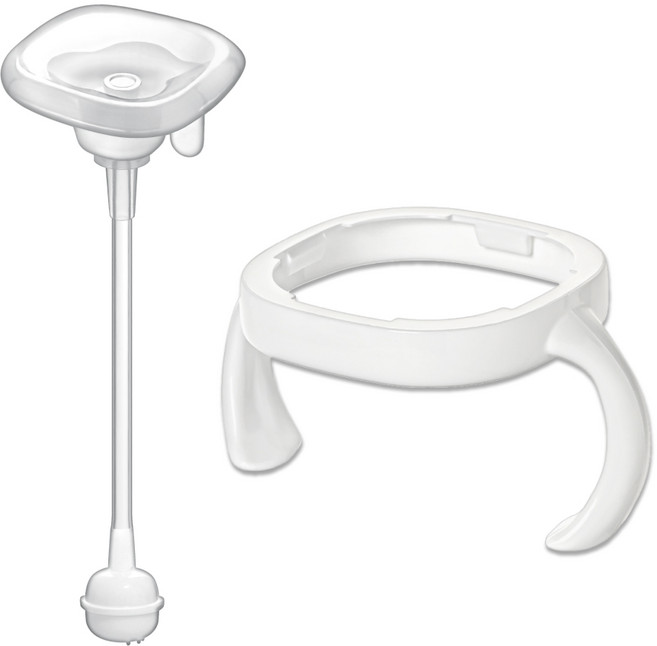 순수아 헤겐 젖병 호환, 1세트, 1ml, 헤겐 젖병추빨대프리미엄형+젖병손잡이