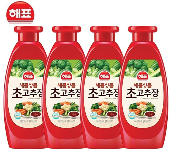 해표 새콤상큼 초고추장, 530g, 4개