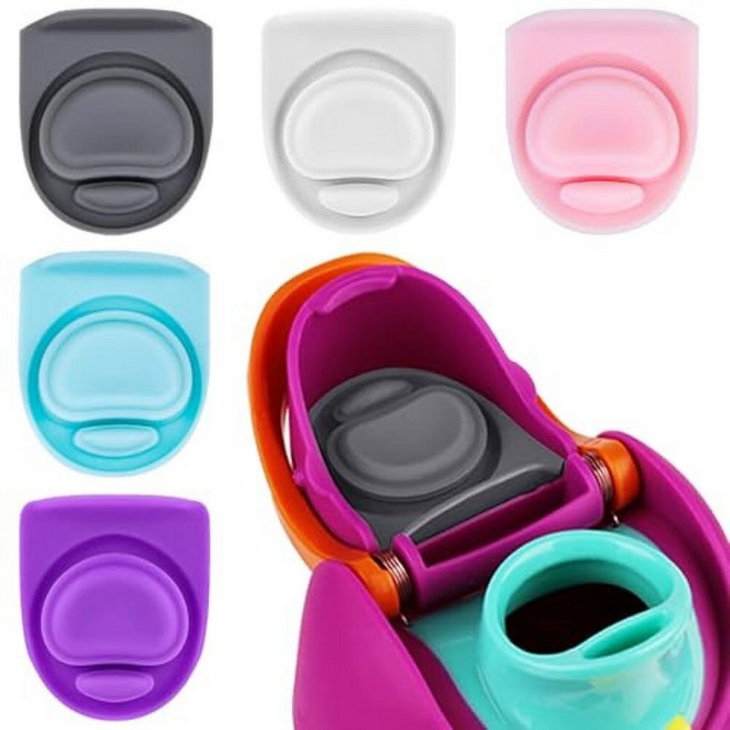 ZONBBEE Owala FreeSip 473.2ml16온스와 호환되는 교체용 스토퍼 및 개스킷 O 씰 링 473.2ml16/19/24/32/32/40온스 마우스 캡 실리콘, 5-Pack Stoppers, 5 color 2