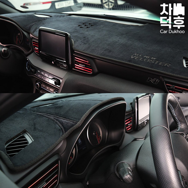 차덕후 논슬립 마이크로 벨벳 대쉬보드커버 차량용 자동차 대시보드커버 전차종, 블랙