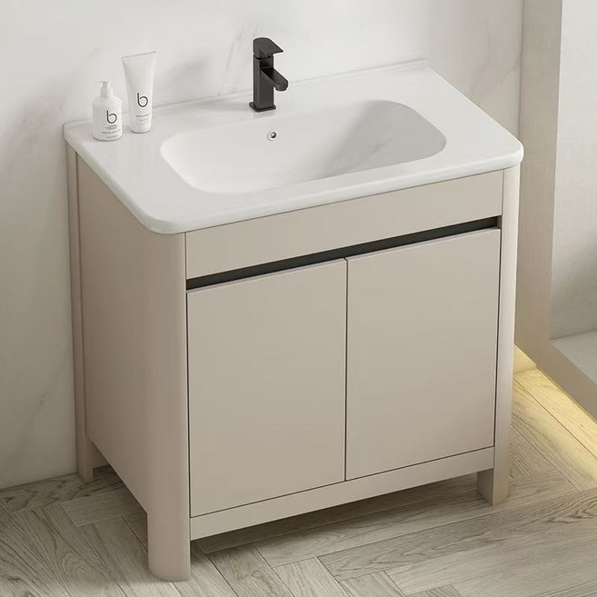 Masarry 고급 욕실 세면기 세면대하부장 카운터 세면대 욕실 하부장 아메리칸스탠다드 세면대 MA-2, 담황색