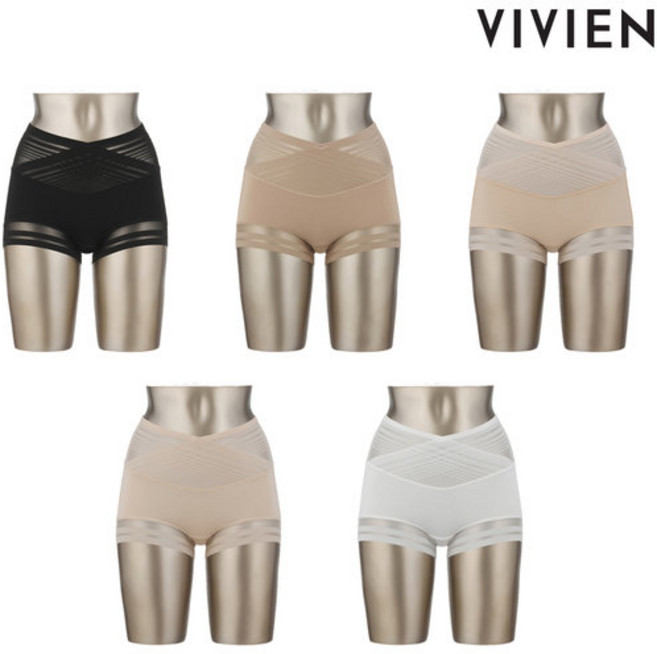 비비안 라인보정 하이웨스트 노라인 팬티2종 컬러랜덤 2878547