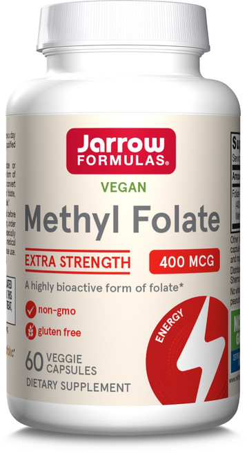 Jarrow FORMULAS 賈羅公式 甲基葉酸素食膠囊 400mcg, 60顆, 1罐