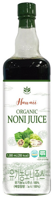 발란스그로우 하와이 유기농 노니주스, 4개, 1L