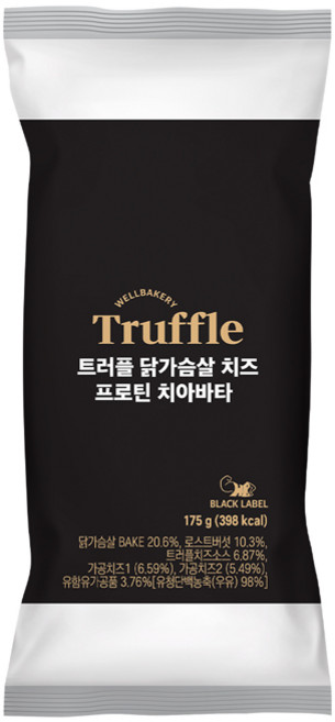헬스앤뷰티 트러플 닭가슴살 치즈 프로틴 치아바타, 1개, 175g