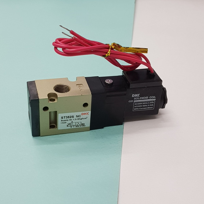 DKC ST352S-2GL AC220V 8A 1/4 3포트 3WAY 솔레노이드 밸브 솔밸브, 3GL(DC24V), 1개