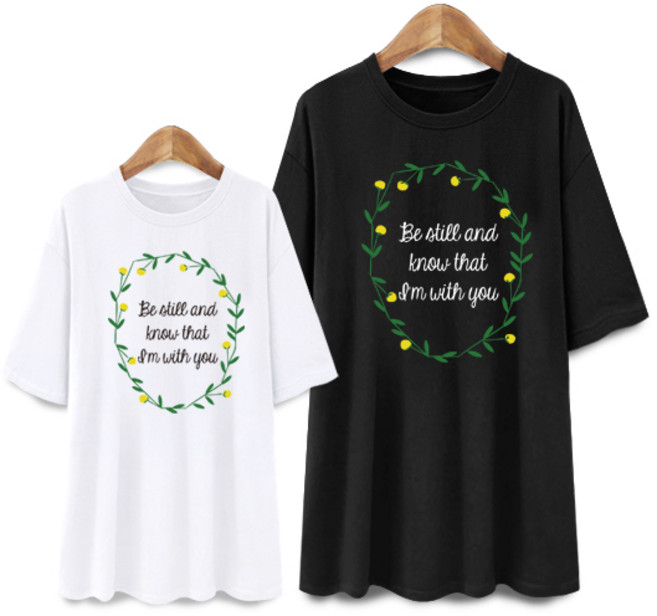 블론디 여성 프린트반팔 위드유