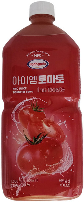 보넬드 아이엠 토마토 100% NFC 착즙주스, 1개, 1L