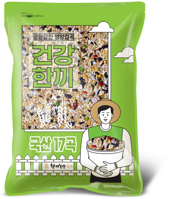 국산 혼합잡곡 17곡 5kg 대용량 균형혼합 건강한끼, 1개