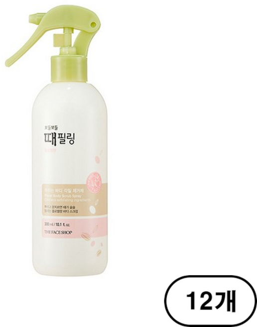 더페이스샵 보들보들 때필링 바디스크럽 플로럴향, 300ml, 12개