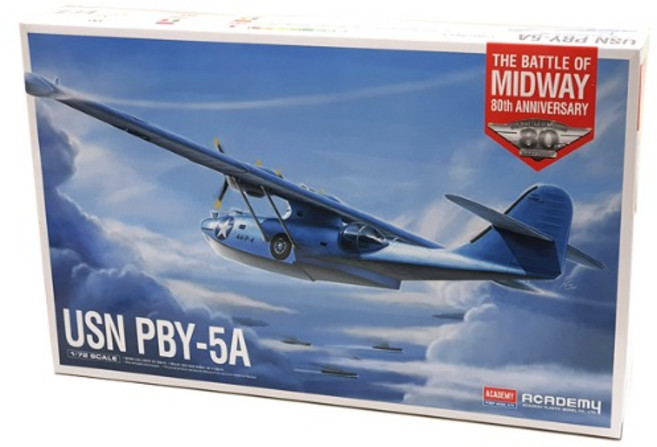 1:72 미해군 USN PBY-5A 미드웨이 해전 80주년 기념 프라모델(12573), 1개