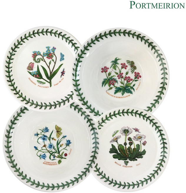 [포트메리온] 보타닉가든 오브 접시세트 4p, 1세트