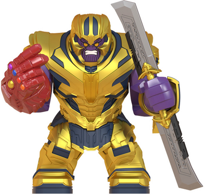 타노스 3종 풀세트 호환블럭 브릭미니피규어 취미/수집/장식/컬렉션용 커스텀 블록피겨, 1개