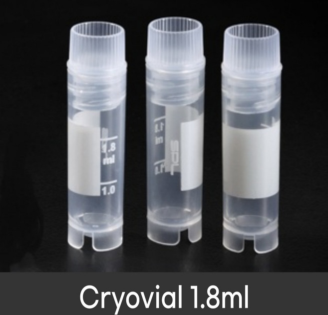 Cryovial 1.8ml (50개/pk) 크라이오바이알 초저온 냉동보관 43022