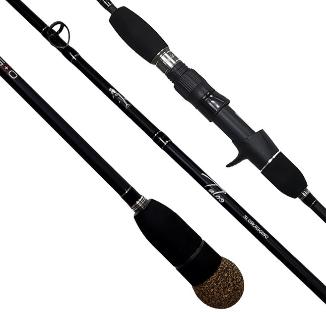 마리수 라이트 지깅대 선상 방어 부시리 지깅대 빅게임 낚시대 슬로우 지깅 로드, 블랙