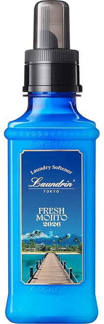 Laundrin'란드린 2026년 액체 유연제 신선한 모히토 600ml, 1개