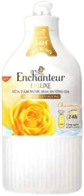 베트남 인챈터 퍼퓸 바디워시 Charming(옐로우) Enchanteur, 1개, 650g - 쿠팡