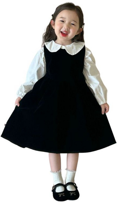 상상키즈 깔끔한 블라우스 원피스 2종세트 여아용