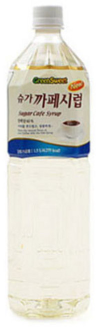 그린스위트 슈가카페시럽, 1.5L, 1개