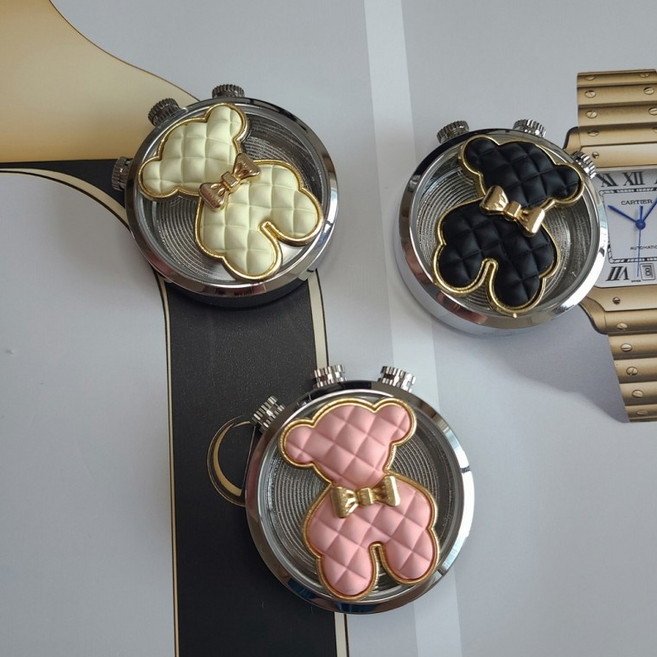 송풍구 디퓨저 피톤치드 차량용방향제 룸미러, 1개, 필수선택_4 룸미러형 블랙 - 레몬라벤더