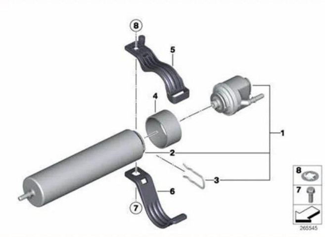 13328572522 BM f20 F34 용 연료 필터, 한개옵션0, 1개