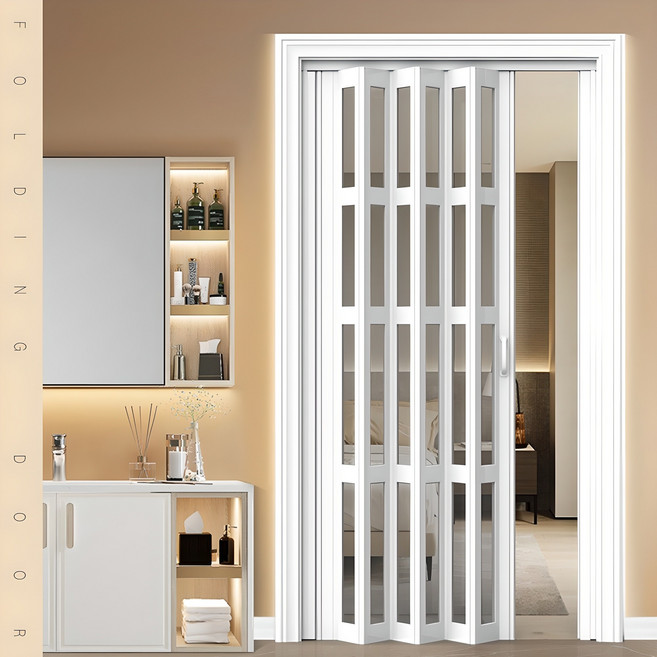 피스윌 슬라이딩도어 모든 사이즈 가능 폴딩도어 아크릴 투명 반투명 주름문 자바라 다용도 도어, 0.1개, 1