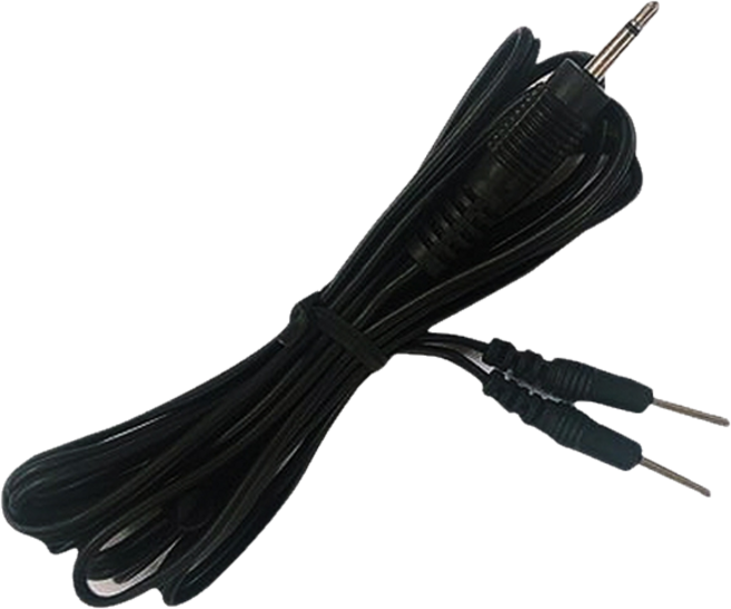 탑건강 저주파 자극기 안마기 핀타입 핀형 케이블 연결줄 연결선 2.5mm, 핀타입연결줄 1줄