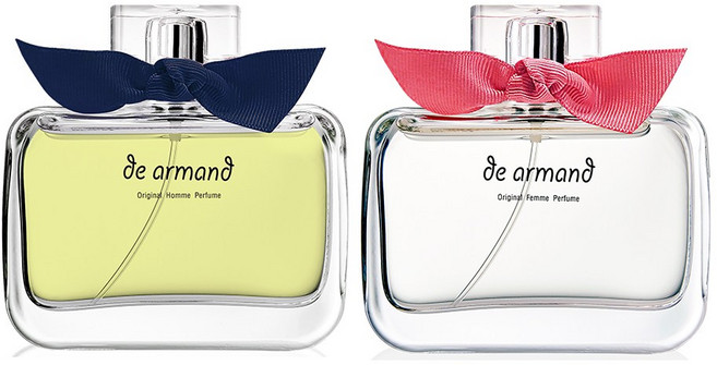 디아르망 커플향수 세트 시트러스 남자향수 장미향 여자향수 향수선물, 디아르망 옴므 + 디아르망 팜므, 1세트