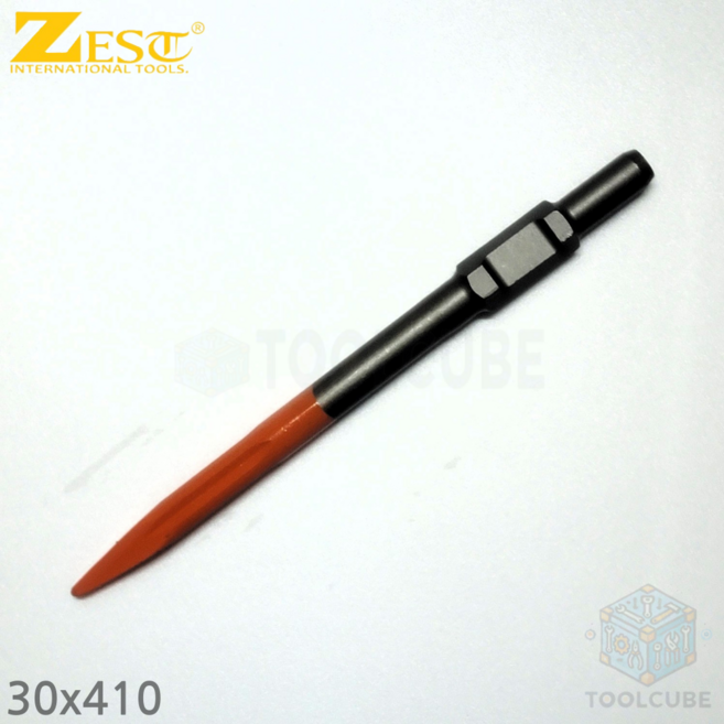 Toolcube 제스트 65노미용 다가네 뿌레카 육각 포인트치즐 콘크리트 함마드릴 노미 30x410mm, 1개