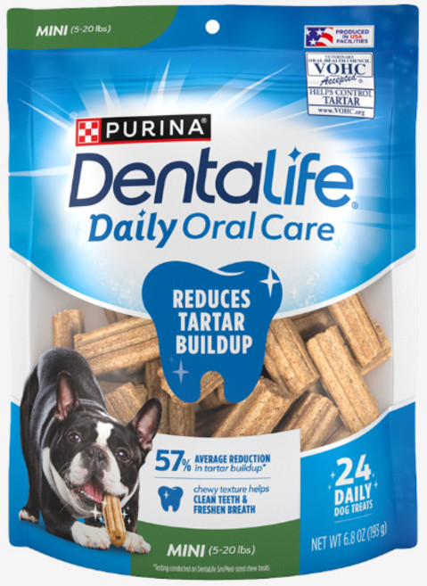퓨리나덴탈라이프 퓨리나 덴탈라이프 소형견 트릿 간식 져키/트릿, 5개, 193g