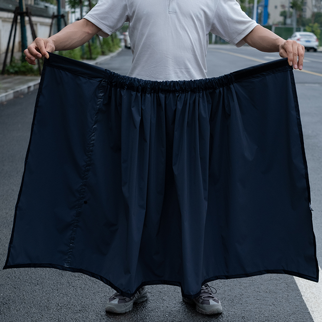남녀공용 방수 치마바지 아웃도어 우의 골프 비옷 방수 치마, 네이비, 1개