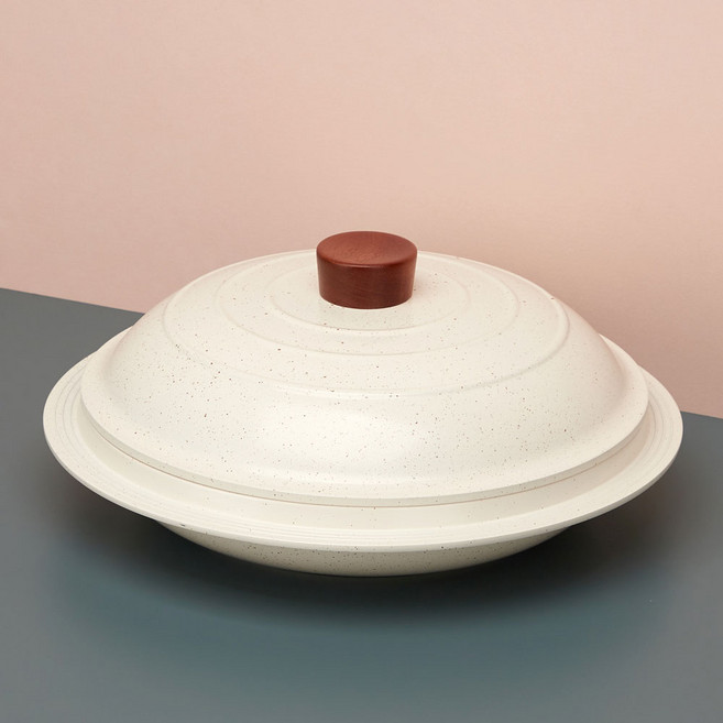 비자트 국내산 세라믹코팅 전통가마솥 전골 28CM 인덕션겸용 냄비 솥밥, 단품, 단품