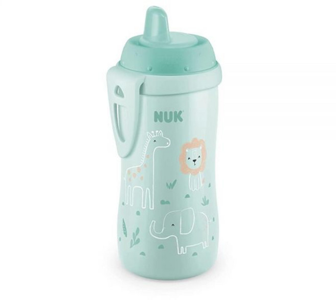 NUK 액티브 하드 스파우트 시피 컵 283.5g(10온스) 1팩 9개월 이상, 2 Pack, Sesame Street 2.0