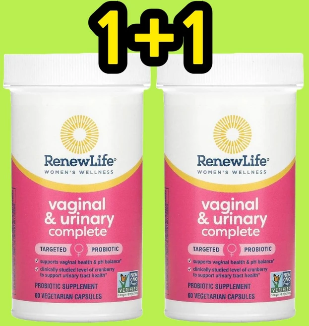 크랜베리 크렌베리 유산균 Renew Life 60정 2개 - 쿠팡