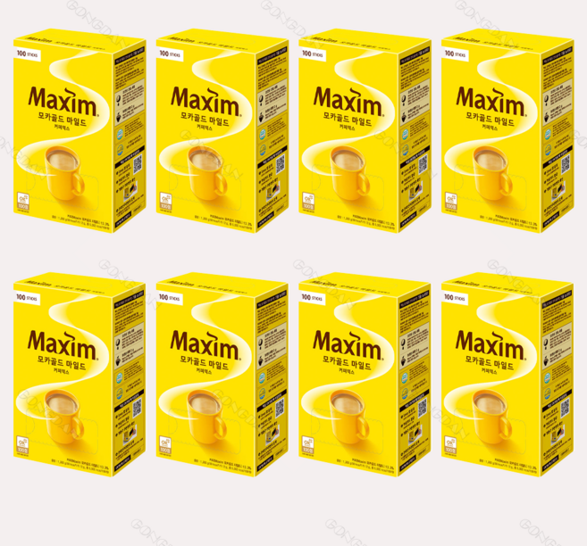 동서식품 맥심모카골드 마일드100T*8곽, 12g, 100개입, 8개