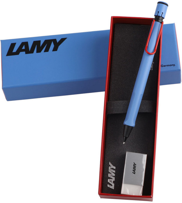 LAMY지우개증정 라미 사파리 샤프 프렌치블루 2025 코리아한정판 LM119FB 0.5mm 무료각인 무료포장, 사파리샤프_프랜치블루